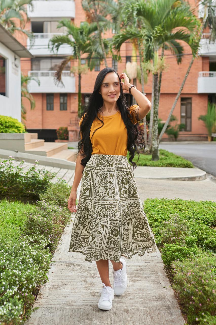 Falda Hanna Estampada