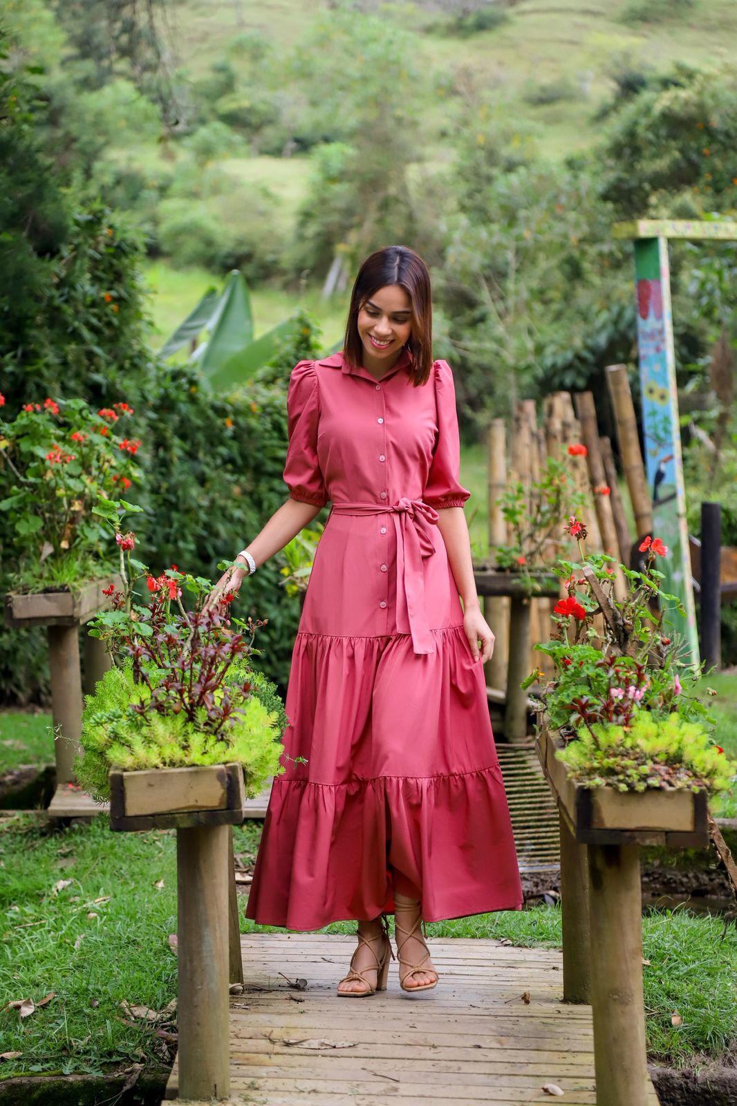 Vestido Aldeana